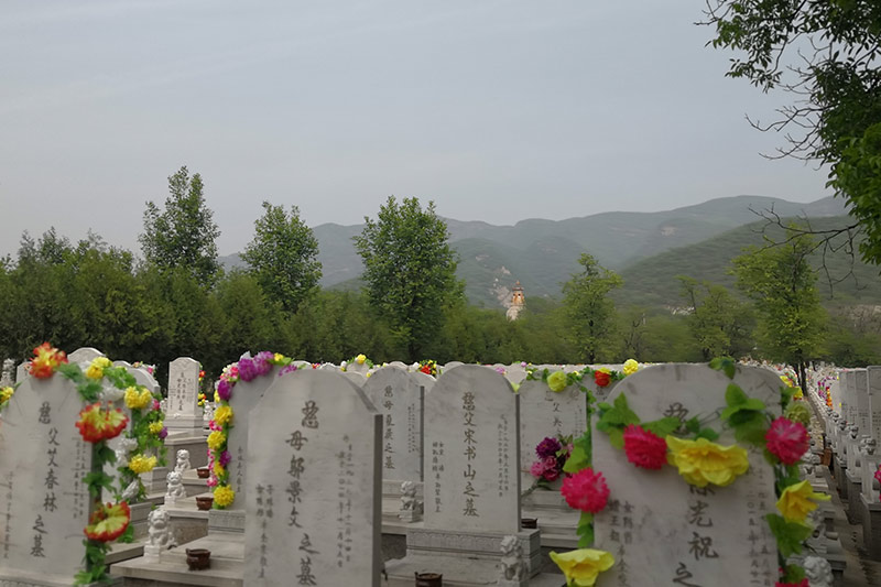 北京市华夏陵园-昌平墓地实拍景观