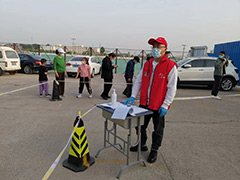 北京市顺义区潮白陵园党支部党员踊跃参与社区疫情防控志愿活动