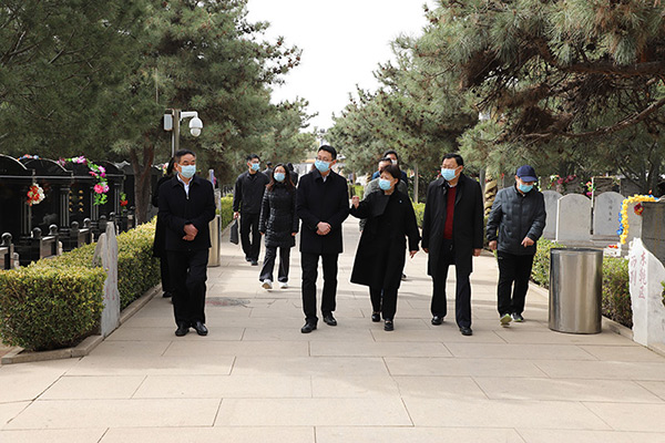 北京市领导到潮白陵园检查清明祭扫安全保障各项工作落实情况