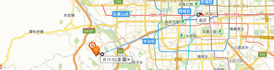 太子峪陵园位置地图