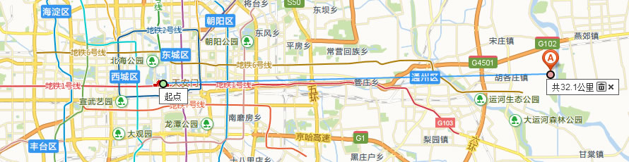 通惠陵园位置地图