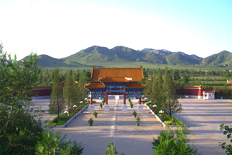 中华永久陵园航拍景观