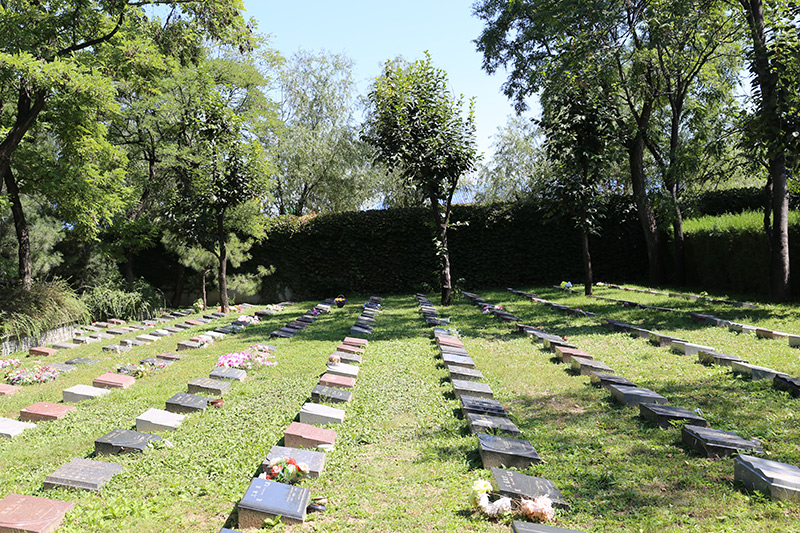 天寿陵园草坪葬景观