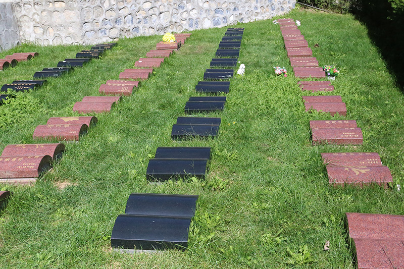草坪葬墓碑