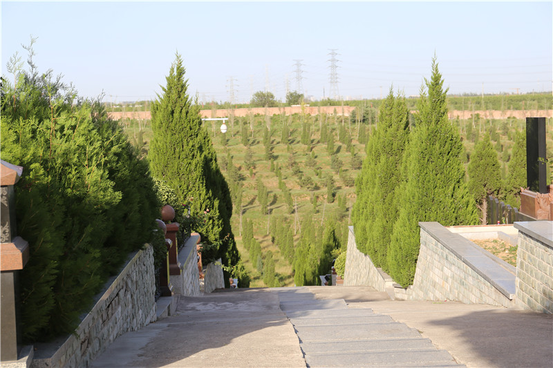 太子峪陵园墓区景观