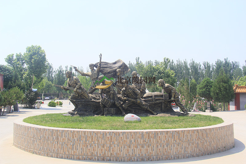万佛园公墓革命烈士陵园雕塑