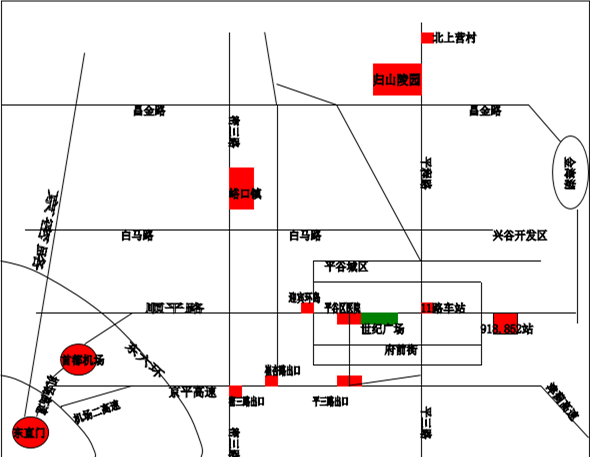 平谷归山陵园路线图