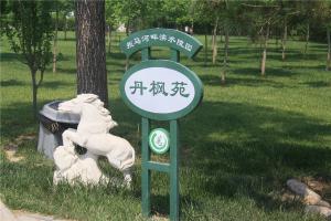 丹枫苑指示牌雕塑景观