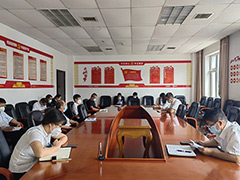 顺义区殡仪馆组织学习顺义区第六届委员会第四次全体会议精神
