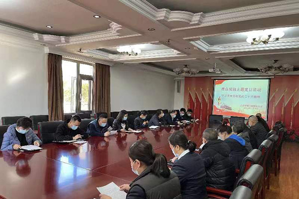 北京市顺义区潮白陵园组织全体党员学习党的二十大精神