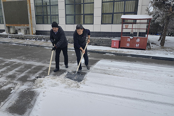 顺义区殡仪馆全面做好清雪除冰“攻坚战”