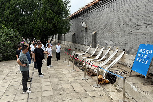 北京市潮白陵园迅速响应暴雨红色预警全面部署防汛工作