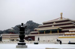清东陵万佛缘雪景欣赏