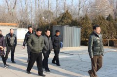 顺义区民政局领导到潮白陵园进行安全检查