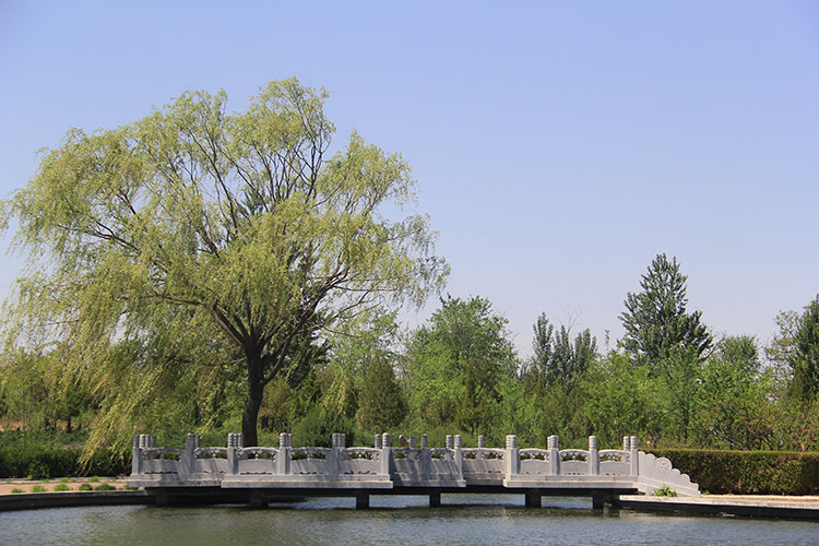 中华永久陵园日月湖景观