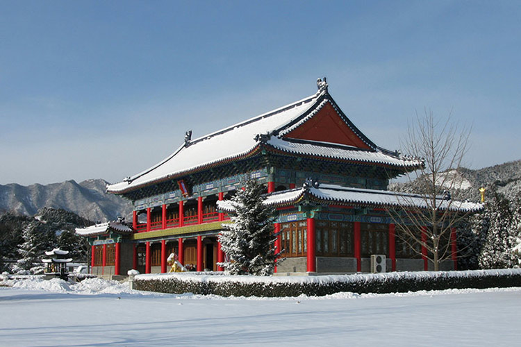清东陵万佛园雪景
