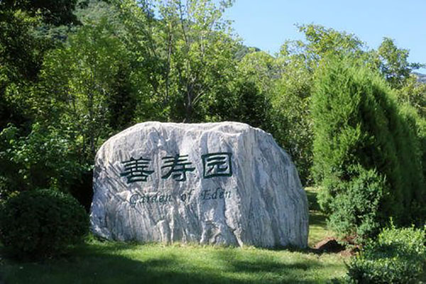 草木葱茏的善寿园