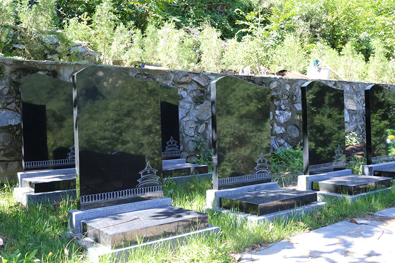 九公山长城纪念林碑型展示