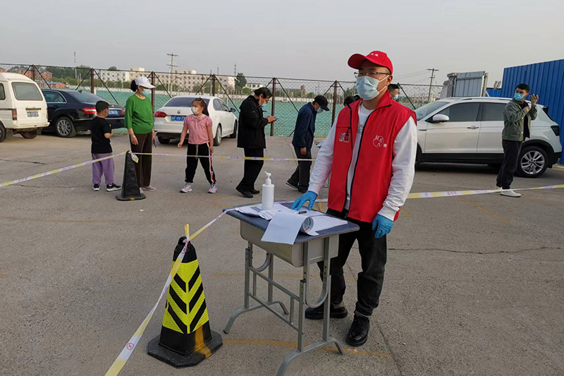 潮白陵园党支部党员奋战在抗疫一线