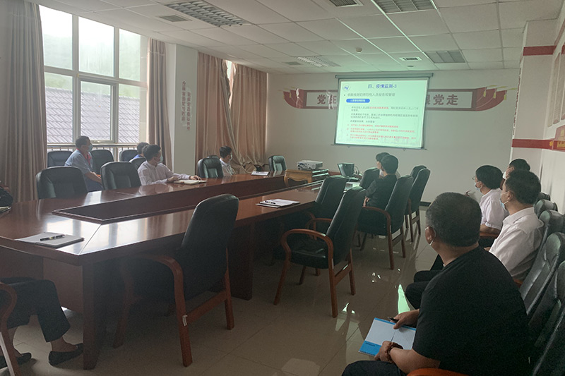 顺义区殡仪馆学习疫情防控方案现场
