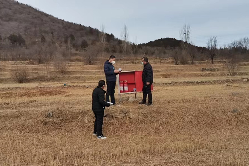 山林防火现场