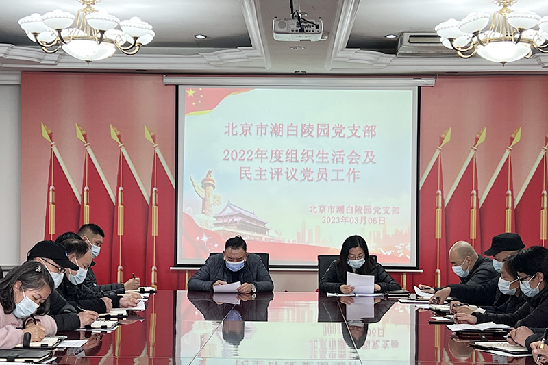 民主评议党员工作会议现场