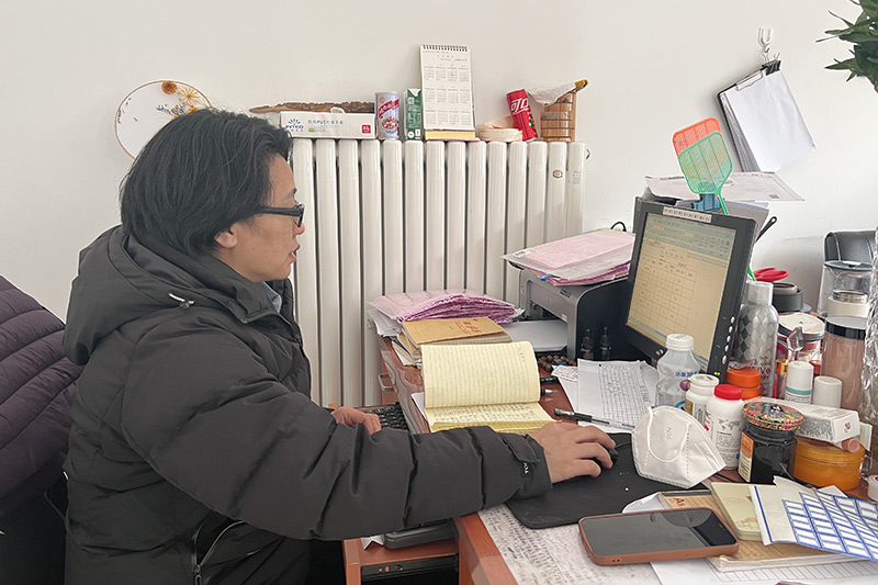 王志卿在工作现场