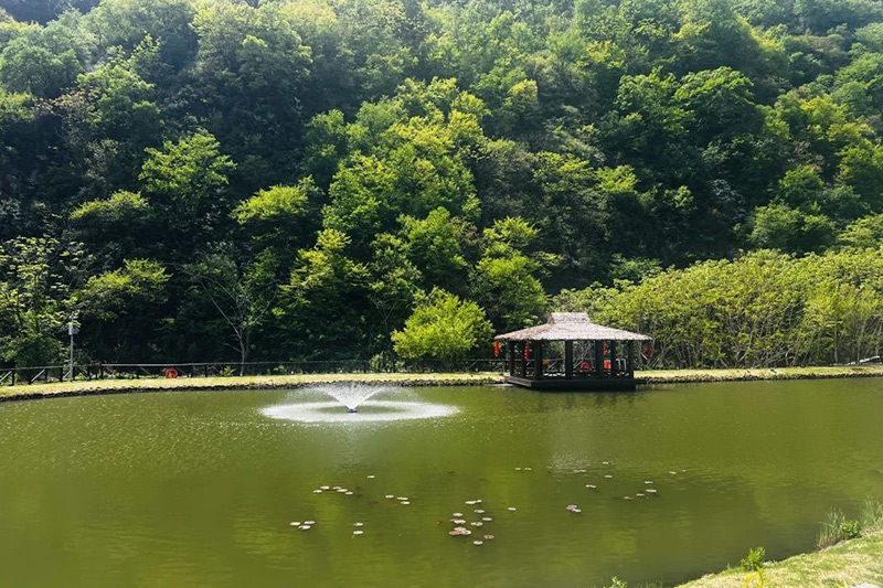 九公山长城纪念林思亲湖
