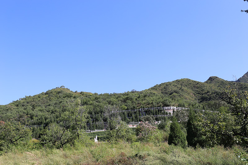 陵园周边山势