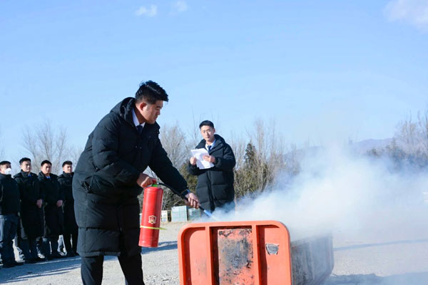 官厅中华永久陵园举行消防实战演练 提升应急能力 严守安全底线