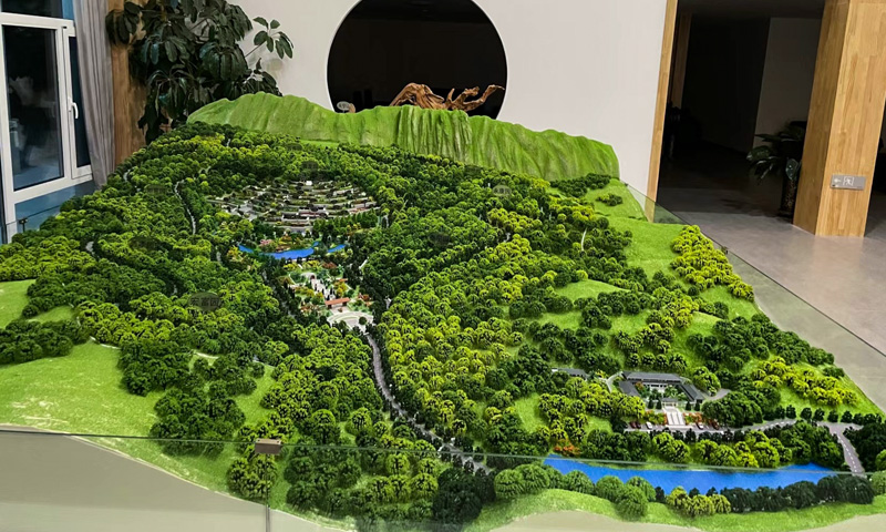 万福园沙盘图 万福园沙盘图