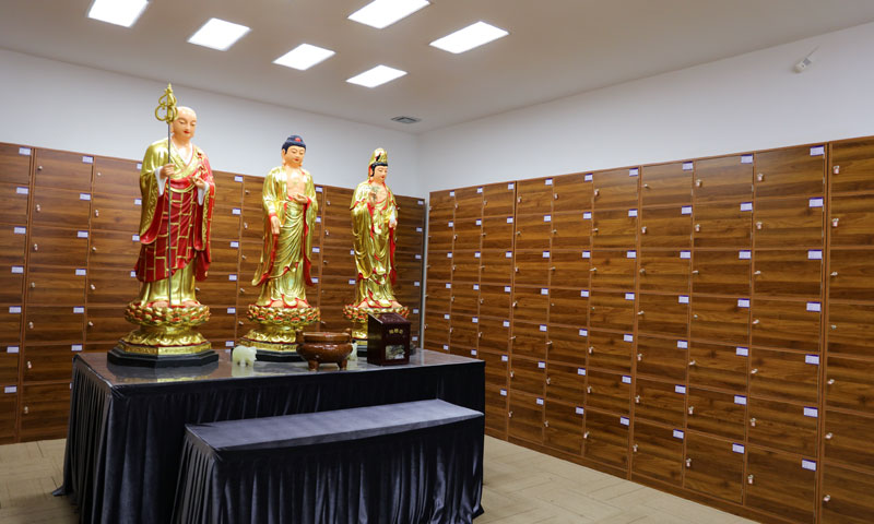 中华永久陵园骨灰寄存环境