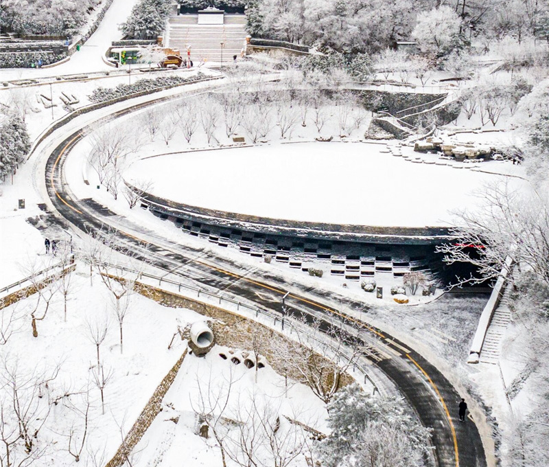 九公山铁军园冬景