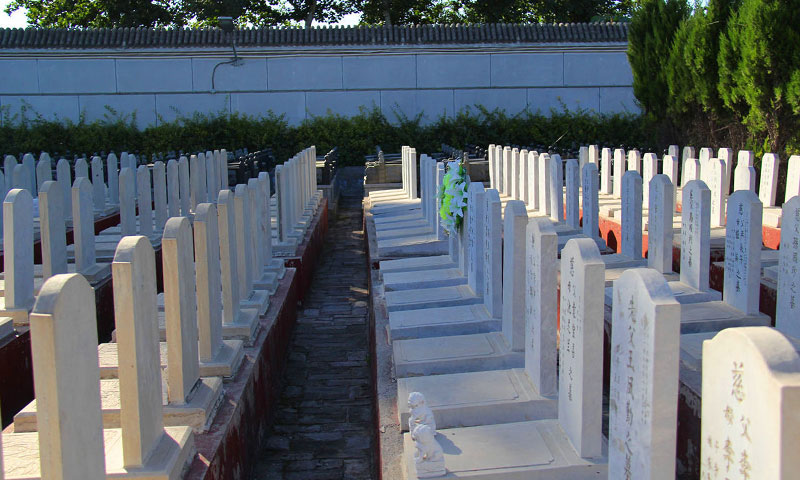 通州惠灵山陵园墓区实拍