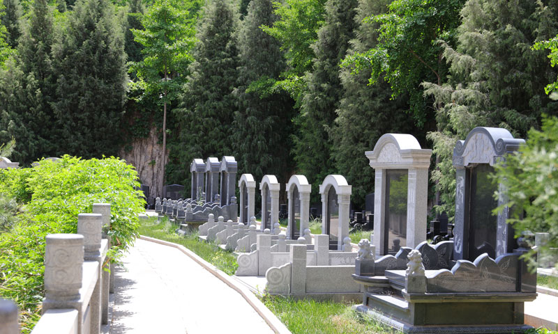 灵山宝塔陵园大气墓型展示