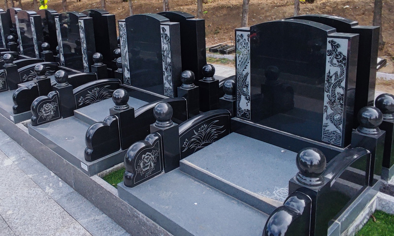 中华永久陵园高端碑型龙凤一号75800元