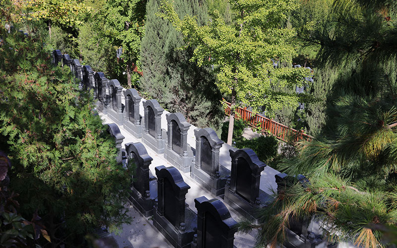 灵山宝塔陵园墓区环境