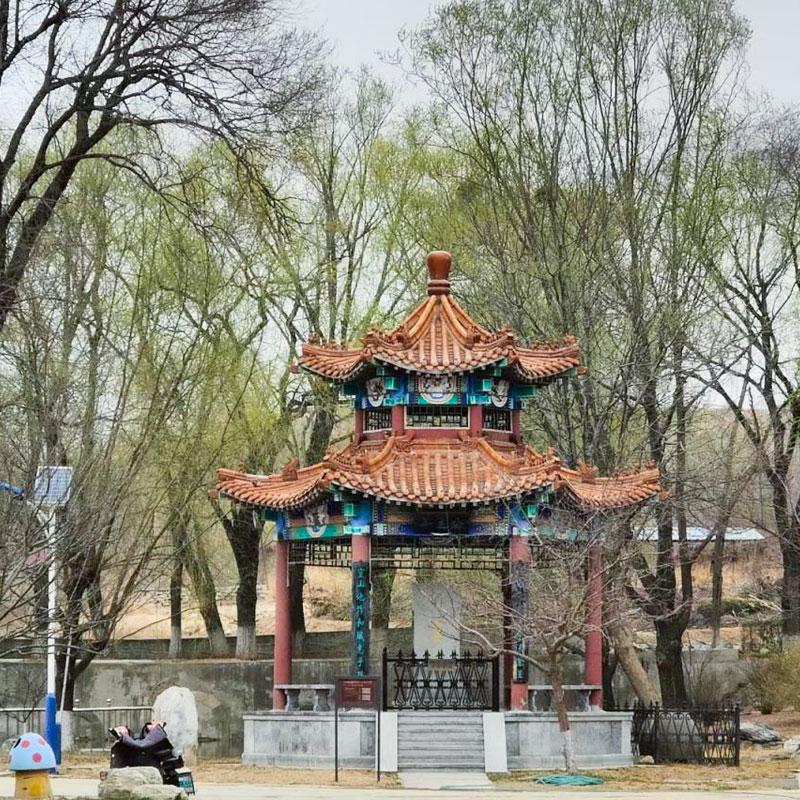 房山静安墓园中的公主亭