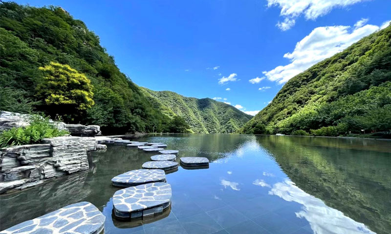九公山福泽园水系景观