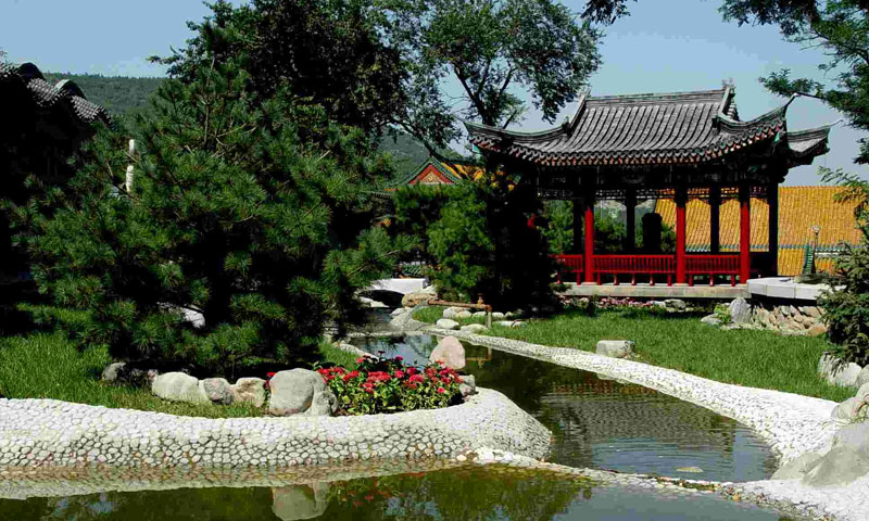万佛华侨陵园小西天景