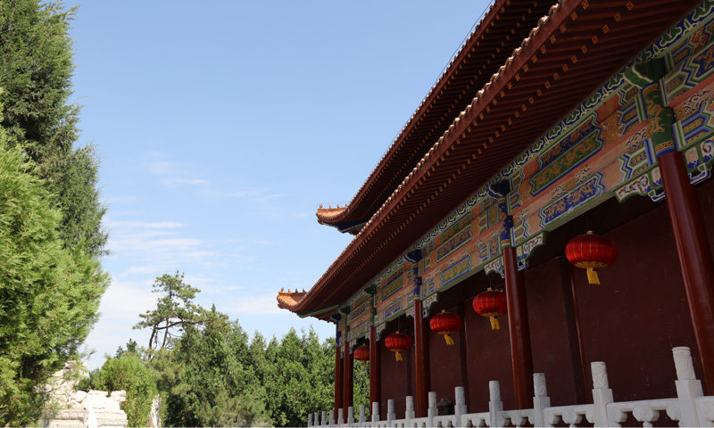 皇家龙山陵园-大雄宝殿背部