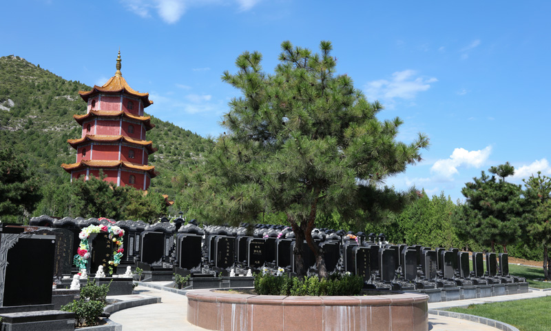 皇家龙山陵园墓区环境