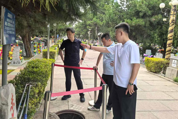 紧绷安全防线 筑牢防汛屏障——潮白陵园部署防汛防台风专项工作