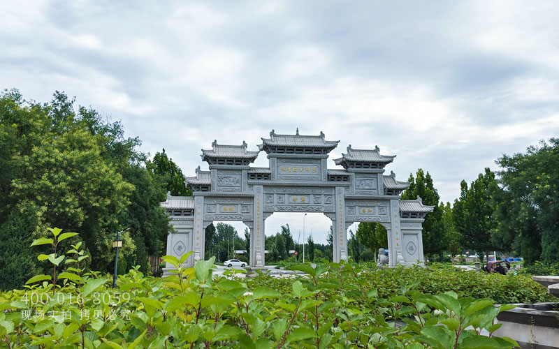 北京大兴南部的施孝生态文化陵园