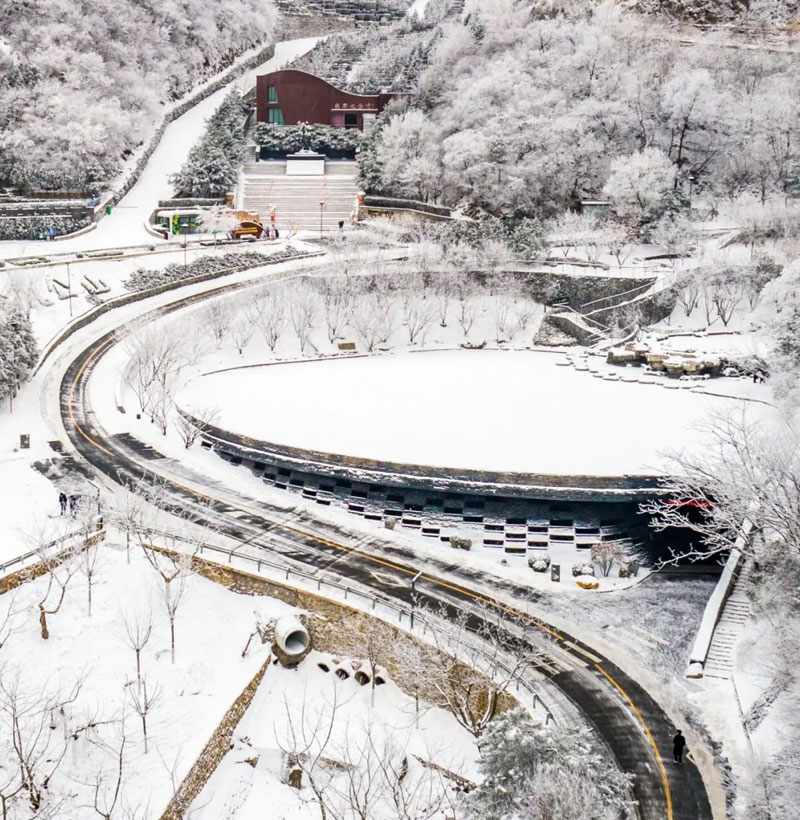 冬季银装素裹的九公山 冬季银装素裹的九公山