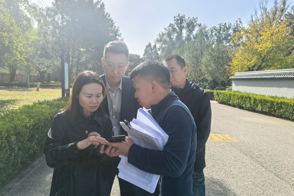 顺义区民政局领导带队到 北京市潮白陵园开展安全生产督导检查