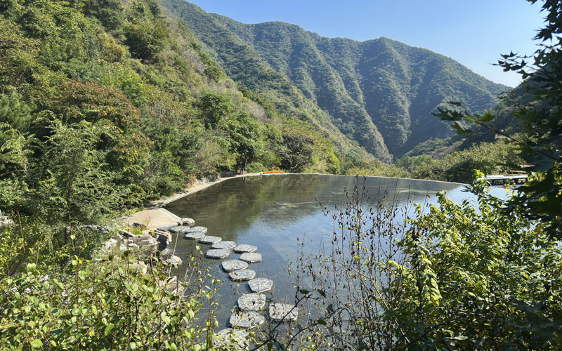 怀柔九公山映楸湖实景拍摄