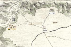 天寿陵园区位图
